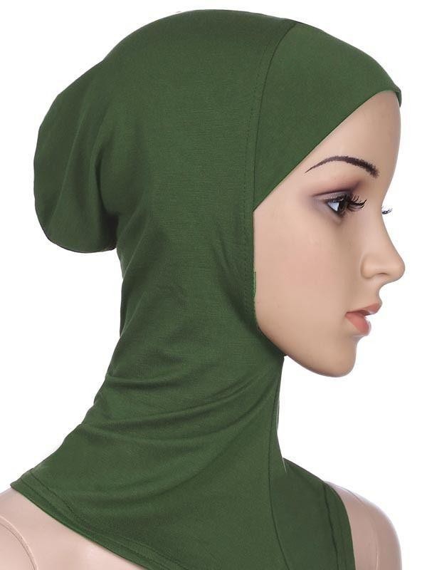 Hidjabe feminino verde exército