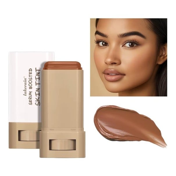 Hidratáló tónáló make-up stift selymes textúrával, vízálló stift az arcbőrre kollagénnel, hialuronsavval és niacinamiddal 3