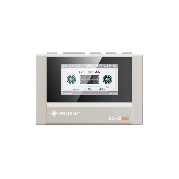 HiFi MP3-Player SnowSky Echo Mini Bluetooth 3,5 mm / 4,4 mm Ausgang 8 GB Speicher Unterstützung DSD FLAC APE MicroSD bis zu 256 GB grau