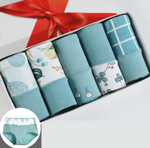 High-Waisted Women's Panties - 5 Pieces M 3