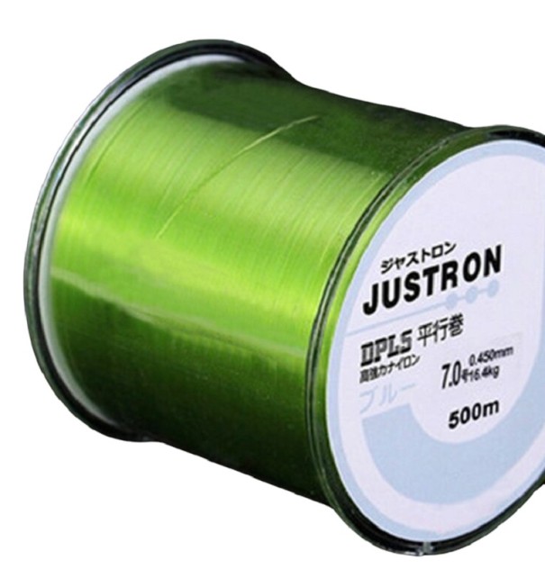 Hilo de pescar de nailon 500 m verde 0,15 mm