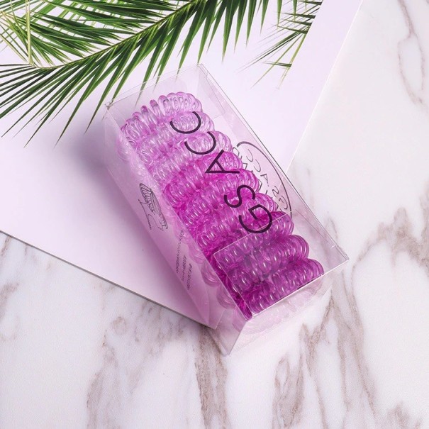 Hiuslenkit - 9 kpl violetti
