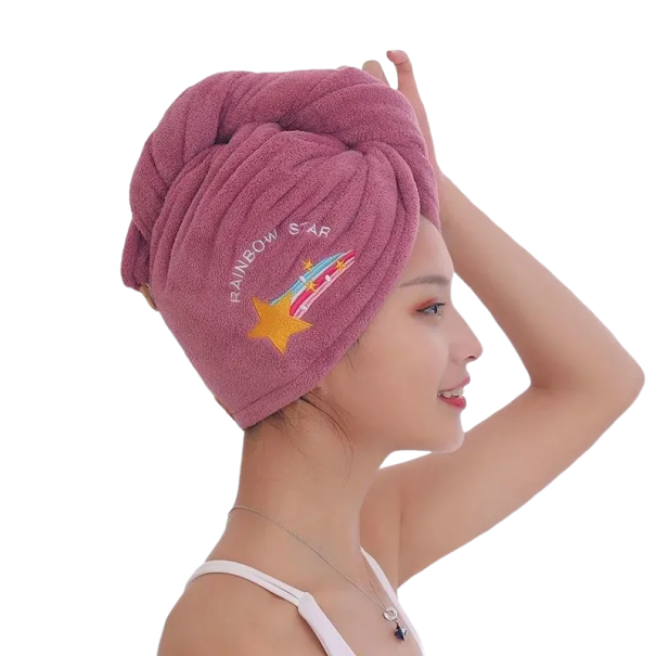 Hiuspyyhe P3635 violetti