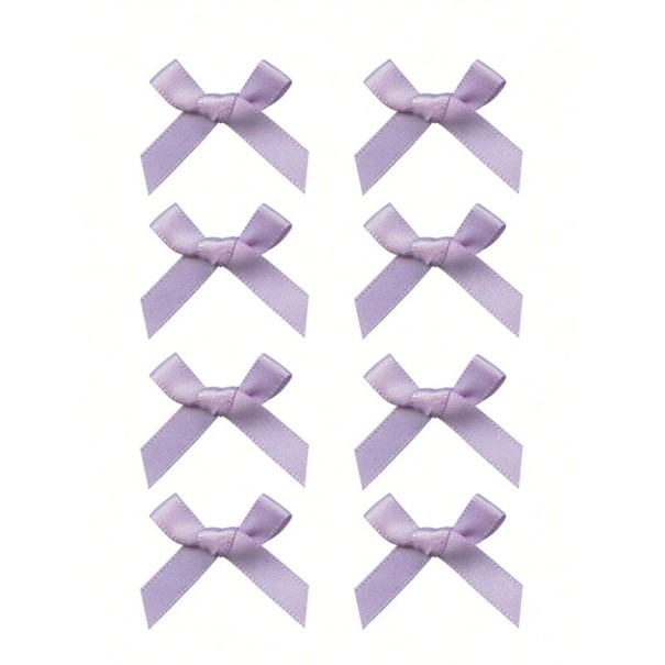 Hiusrusetit 8 kpl klipsejä 4 x 4 cm Söpöt hiuskoristeet Pienet rusetit klipsissä Elegantit hiuskoristeet Tyylikäs kampaus tytöille violetti