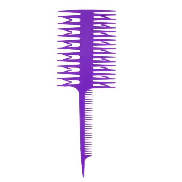 Hiusten korostuskampa violetti