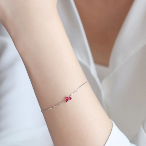 Hjärtkedjearmband för kvinnor P160 1