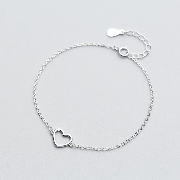 Hjärtkedjearmband för kvinnor P162 1