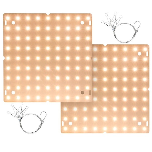 Hjemmedyrkningsbelysning 81 LED 1000 W 2 stk. 1