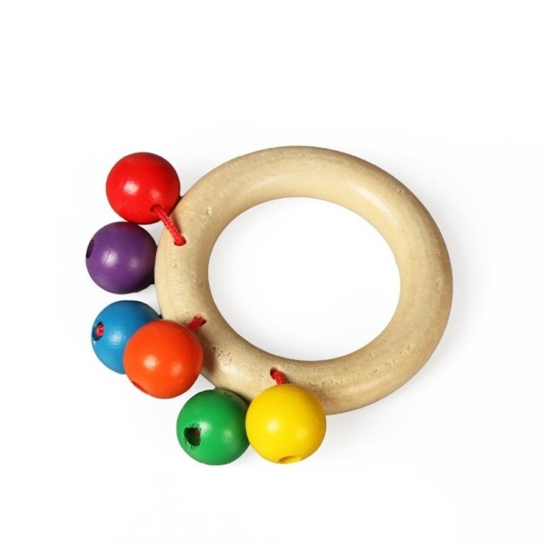 Hochets en bois colorés 3