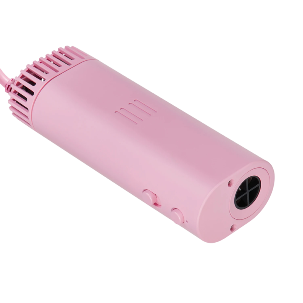 Hochgeschwindigkeits-Haartrockner für Hunde und Katzen 1400 W leiser Betrieb 38 m/s mit negativen Ionen Pflege des Tierfells 8 Temperaturen mit Nackenaufhängung rosa