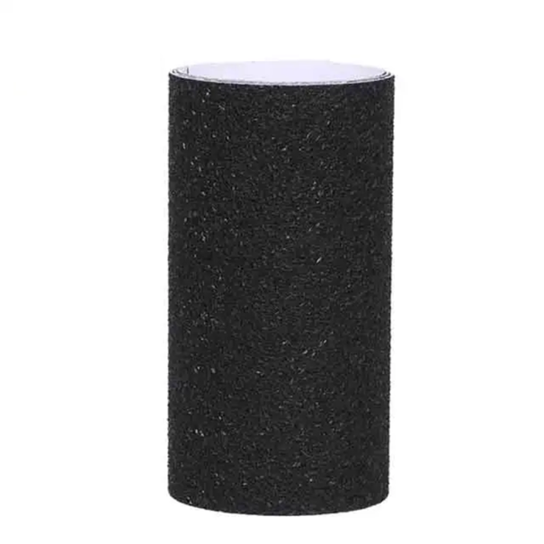 Hochviskose Selbstklebefolie 10x100 cm zum Schutz der Schuhsohlen Rutschhemmende Polsterschicht Wasserdichtes Material gegen Abrieb schwarz