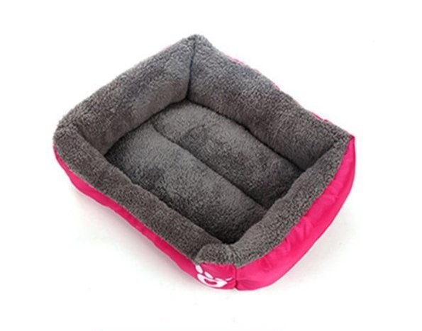 Hochwertiges Hundebett rosa L