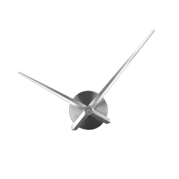 Hodinové ručičky na stěnu disk 10 cm Hodinová ručička 27 cm Minutová ručička 33 cm Hliníková slitina Náhradní díl nástěnných hodin stříbrná