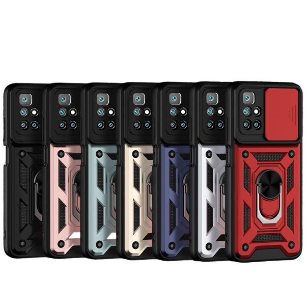 Hoesje met magneet en camerabescherming voor POCO M3 Pro