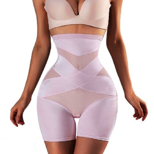 Hoge taille corrigerende slip T1191 lichtpaars 3XL