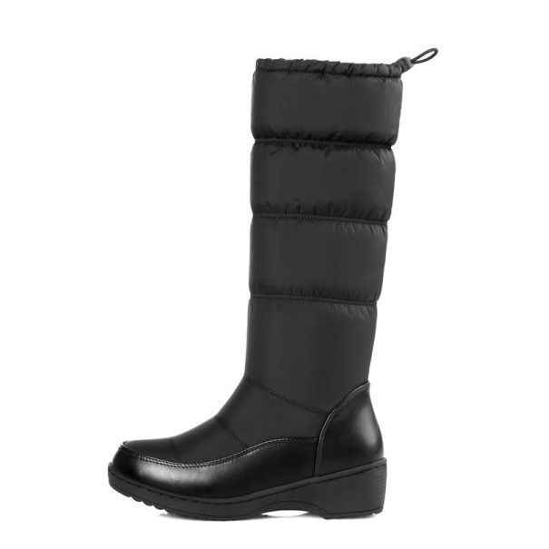 Hohe Winterstiefel für Damen J1805 schwarz 43