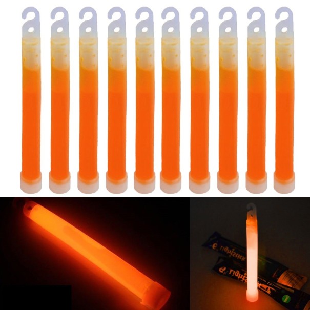 Hohtotikut kemialliselle valolle 10 kpl oranssi