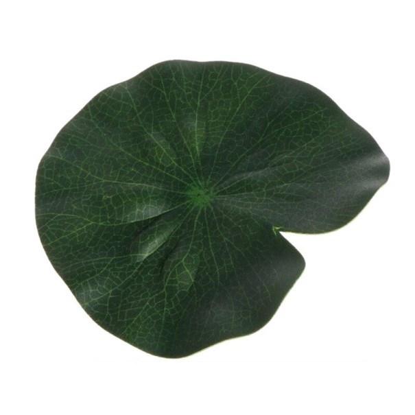 Hoja de nenúfar artificial 17 cm