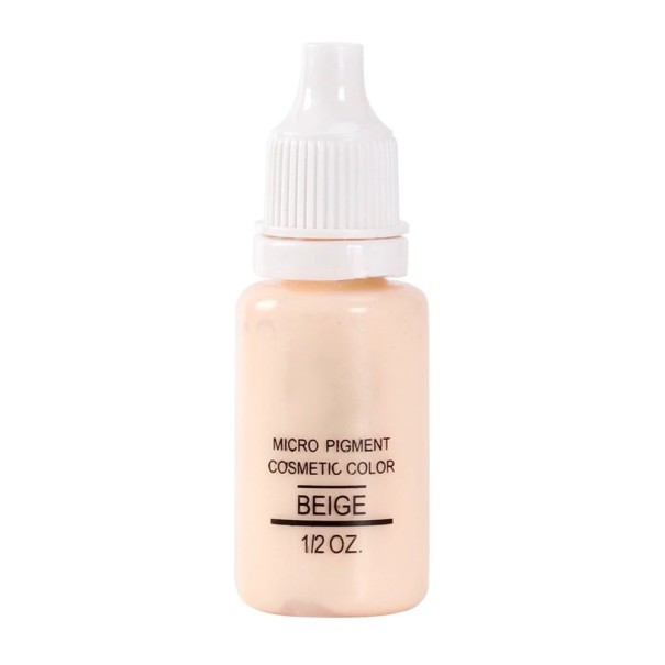 Højkvalitets semi-permanent tatoveringsblæk Farvet blæk til tatoveringer og permanent makeup Tatoveringsblæk til midlertidige tatoveringer og makeup 15 ml beige
