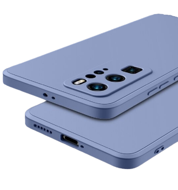 Holdbart silikonecover til Huawei P40 Pro lavendel