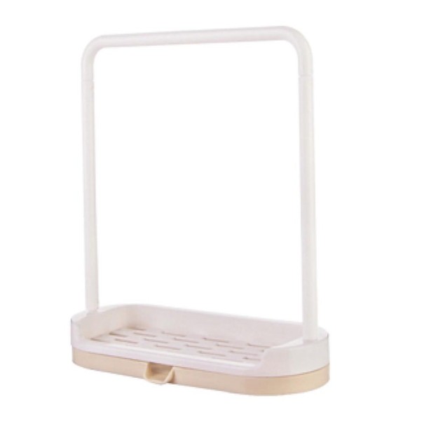 Holder til svamp og viskestykke beige