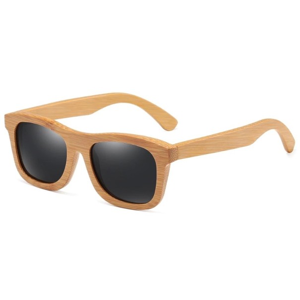 Holzsonnenbrille E2157 schwarz