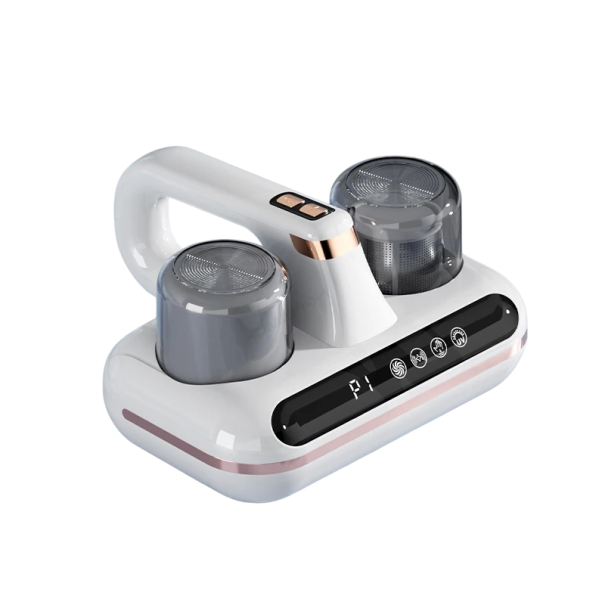 HOMFISH 5v1 vezeték nélküli porszívó 10Kpa atkákkal UV-C fénnyel ultrahangos technológiával erős szívással alacsony zajjal por és szőr 24×23×12,5cm 1