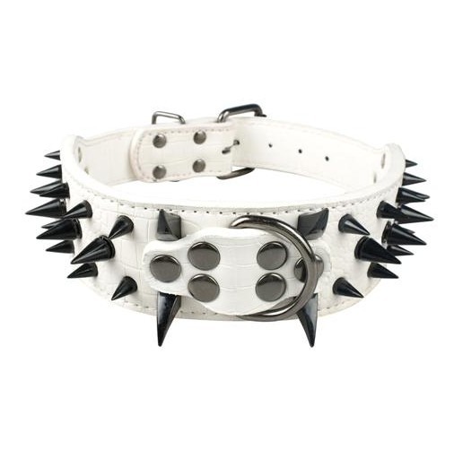 Hondenhalsband met spikes XL