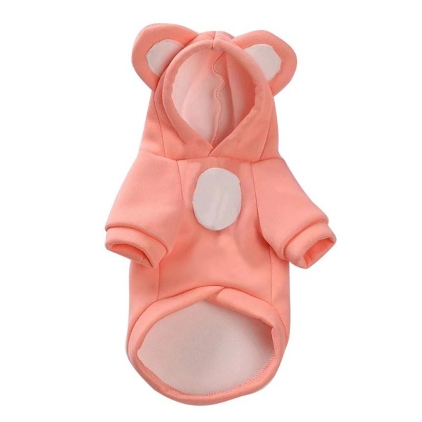 Hondenkleding - teddybeer roze XS