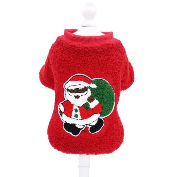 Hondenoutfit met kerstthema M 1