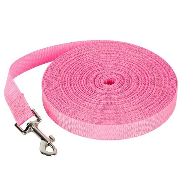 Hondenriem roze 1,8 m