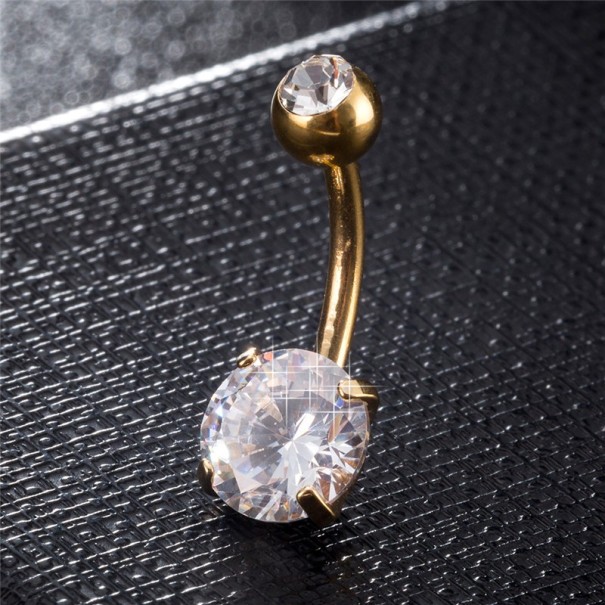 Hoogwaardige roestvrijstalen piercing J2552 goud