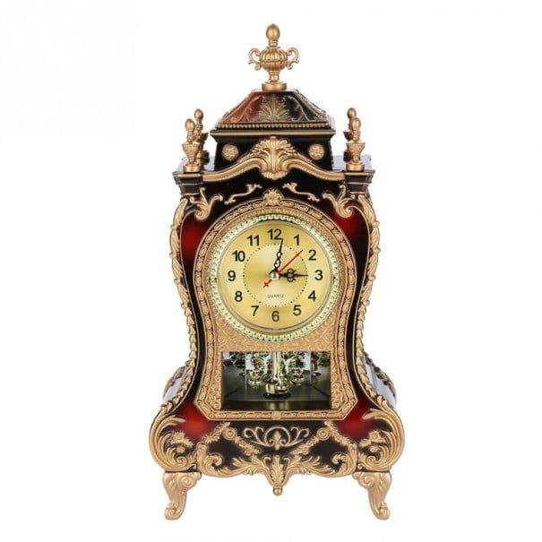 Horloge de bureau G1882 marron foncé