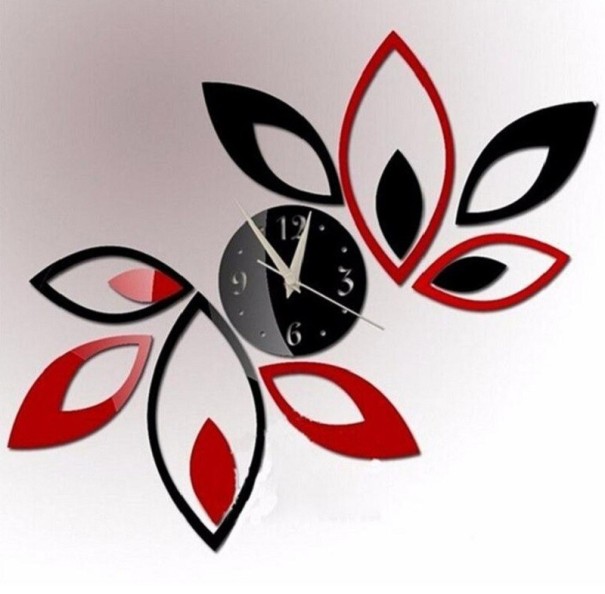 Horloge murale autocollante G1851 multicolore