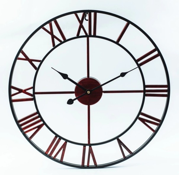 Horloge murale G2102 rouge 60 cm