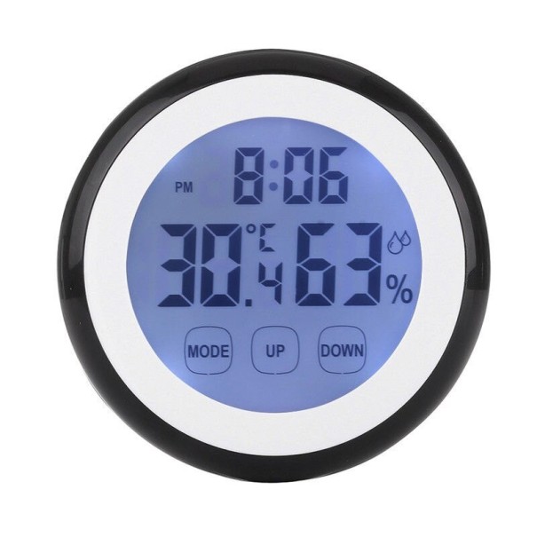 Horloge numérique avec aimant noir