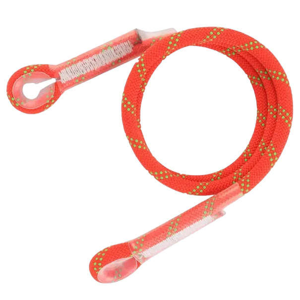 Horolezecké lano 120 cm Lezecké bezpečnostné lano 20 kN oranžová