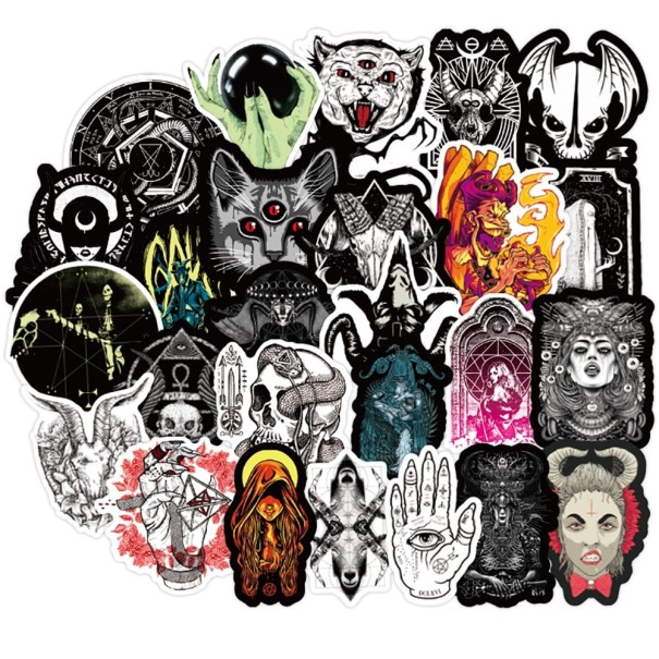 Horrorstickers 10/30/50 stuks 2