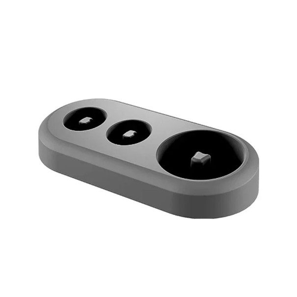 Houder voor elektrische tandenborstel 10,7 x 4,8 x 1,8 cm Vervangende houder Compatibel met Oral-B Plastic organizer voor de badkamer zwart