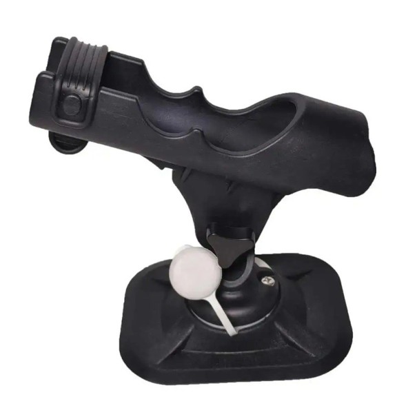 Houder voor visserijhengel voor kajak en boot met vlakke basis PVC boot raft ABS kunststof verstelbaar draaibaar 360° montagemodule 1