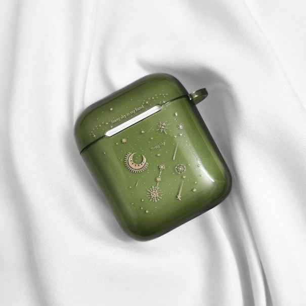 Housse de boîtier pour Apple Airpods K2168 vert 1