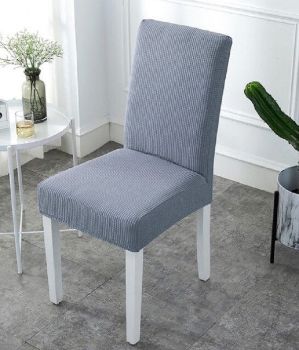 Housse de chaise E2348 gris clair