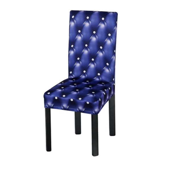 Housse de chaise E2352 bleu foncé