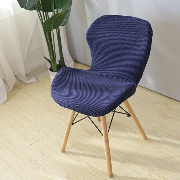 Housse de chaise E2353 bleu foncé