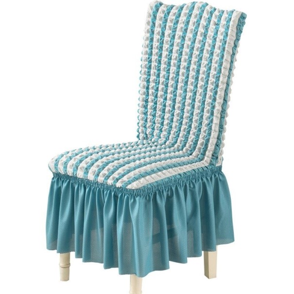 Housse de chaise E2393 bleu clair