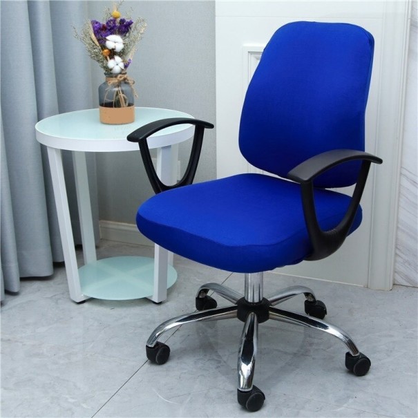 Housse de chaise E2404 bleu foncé