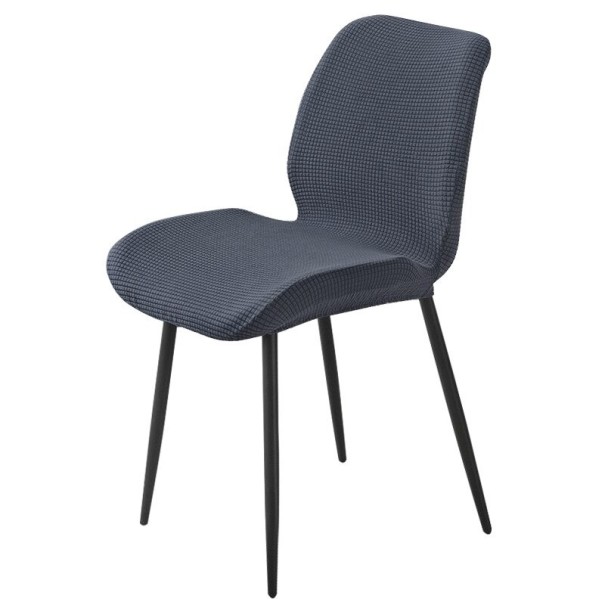Housse de chaise E2406 gris foncé