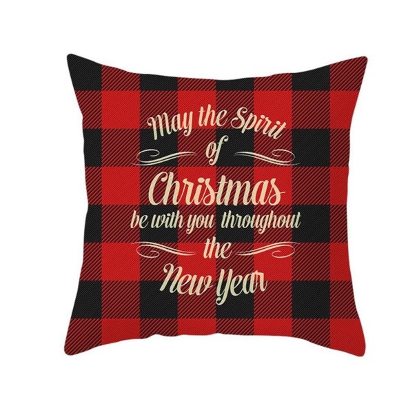 Housse de coussin de Noël en cachemire 12
