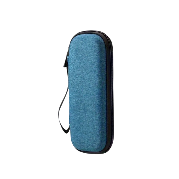 Housse de protection pour rasoir EVA boîte de rangement de voyage pour lame Housse rigide pour un stockage et un transport sûrs du rasoir bleu