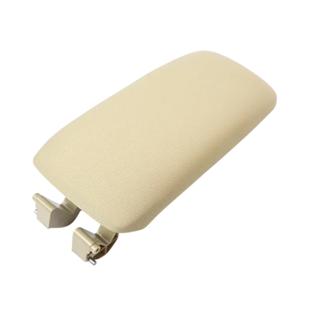 Housse de rechange en cuir beige pour accoudoir pour Audi A3 A3 8P 2003–2012 en cuir PU avec base en ABS Montage facile sans perçage Accessoires 1